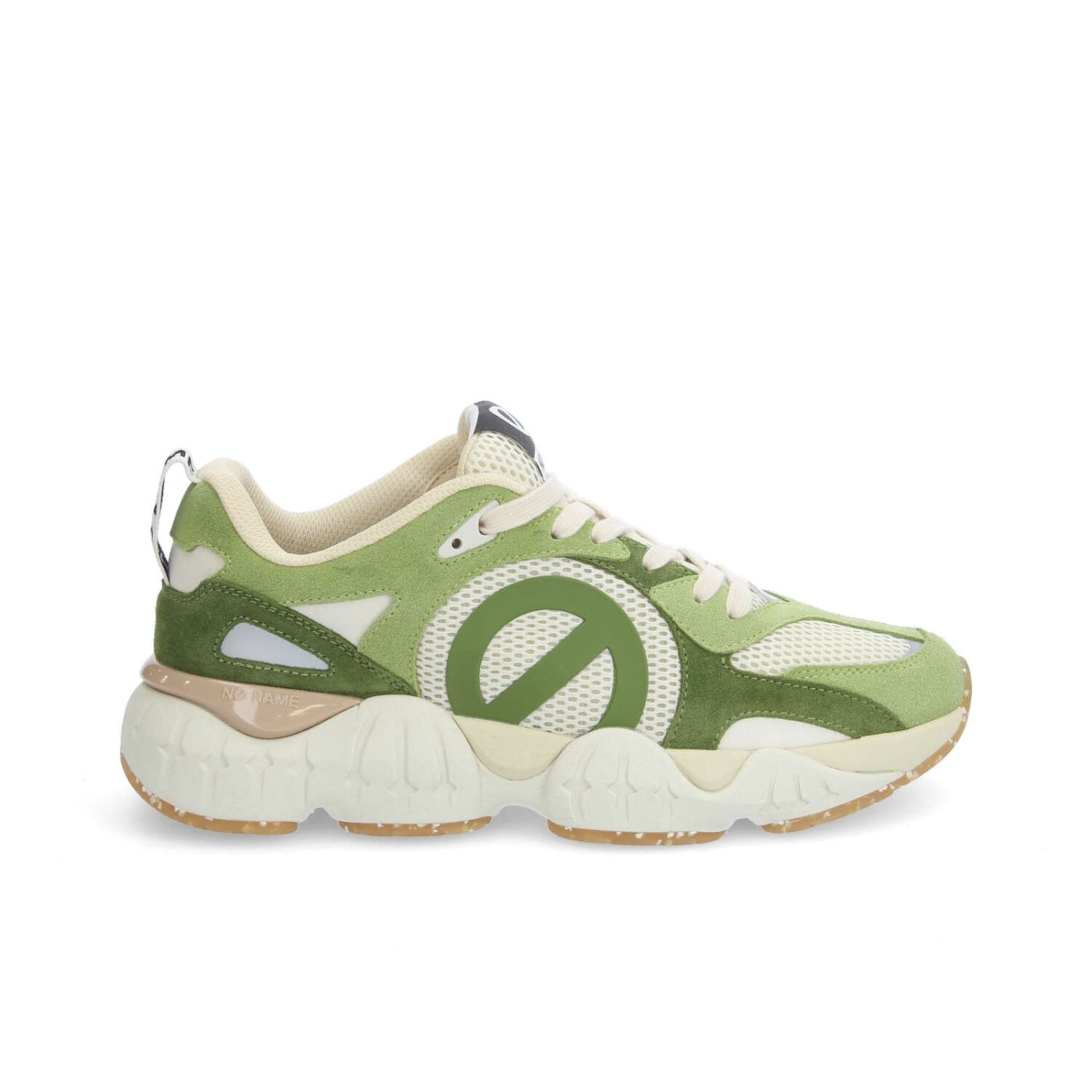 KRAZEE RUNNER M - SUEDE/MESH/SUED - VERT POMME/BEIGE/VERT SAUGE